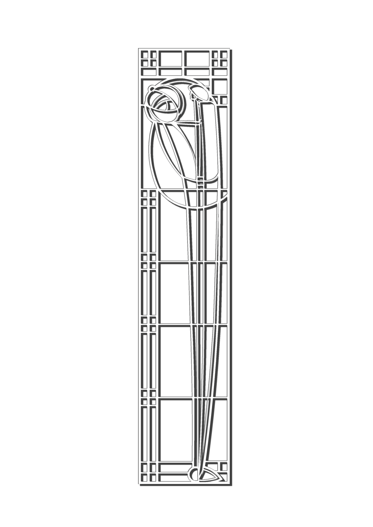 Pretty Panels - Mackintosh Inspired No. 090
