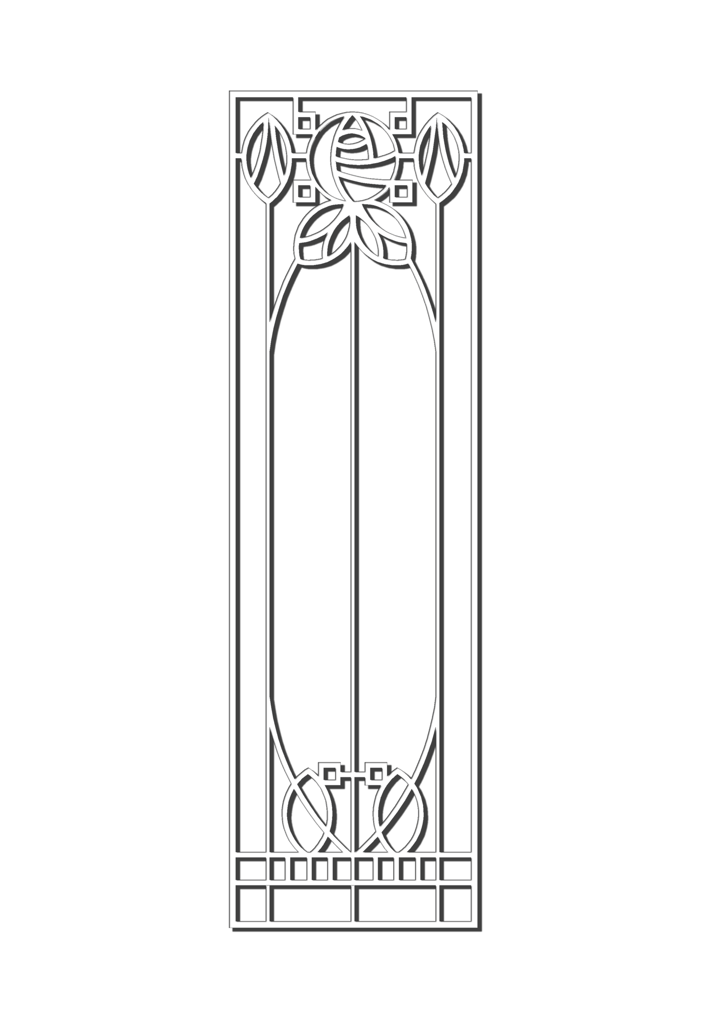 Pretty Panels - Mackintosh Inspired No. 093