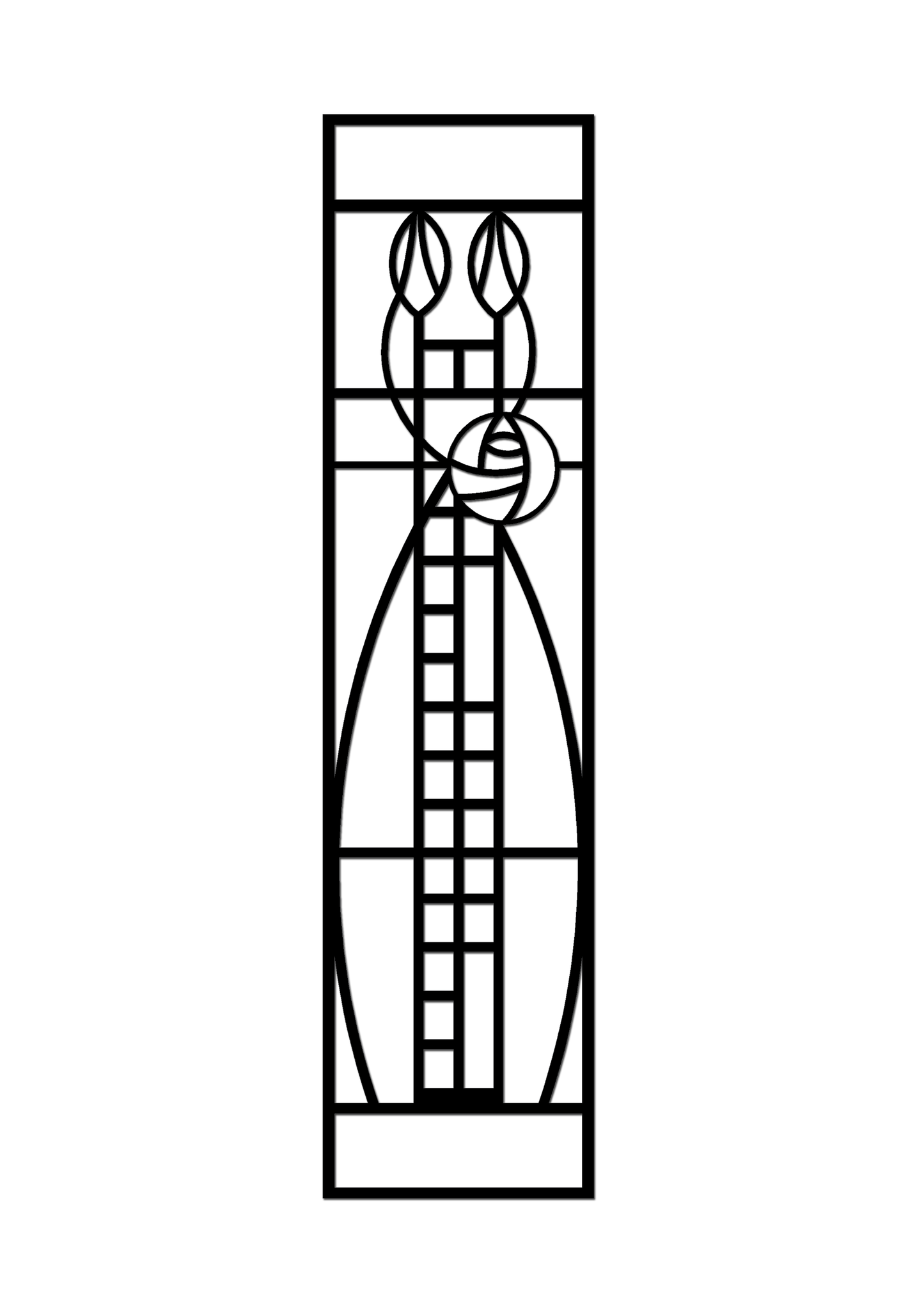Pretty Panels - Mackintosh Inspired No. 094