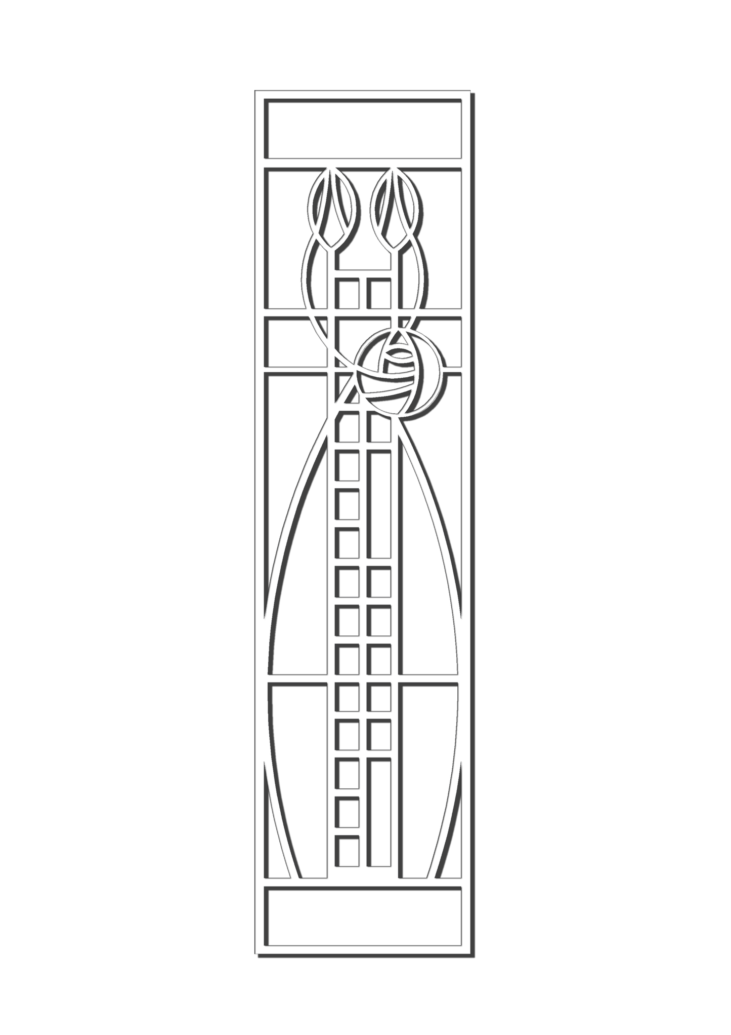 Pretty Panels - Mackintosh Inspired No. 094