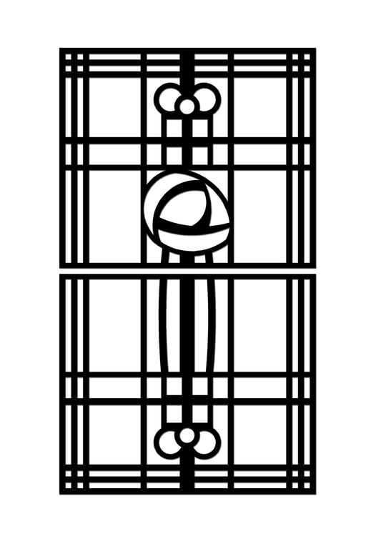 Pretty Panels - Mackintosh Inspired No. 097