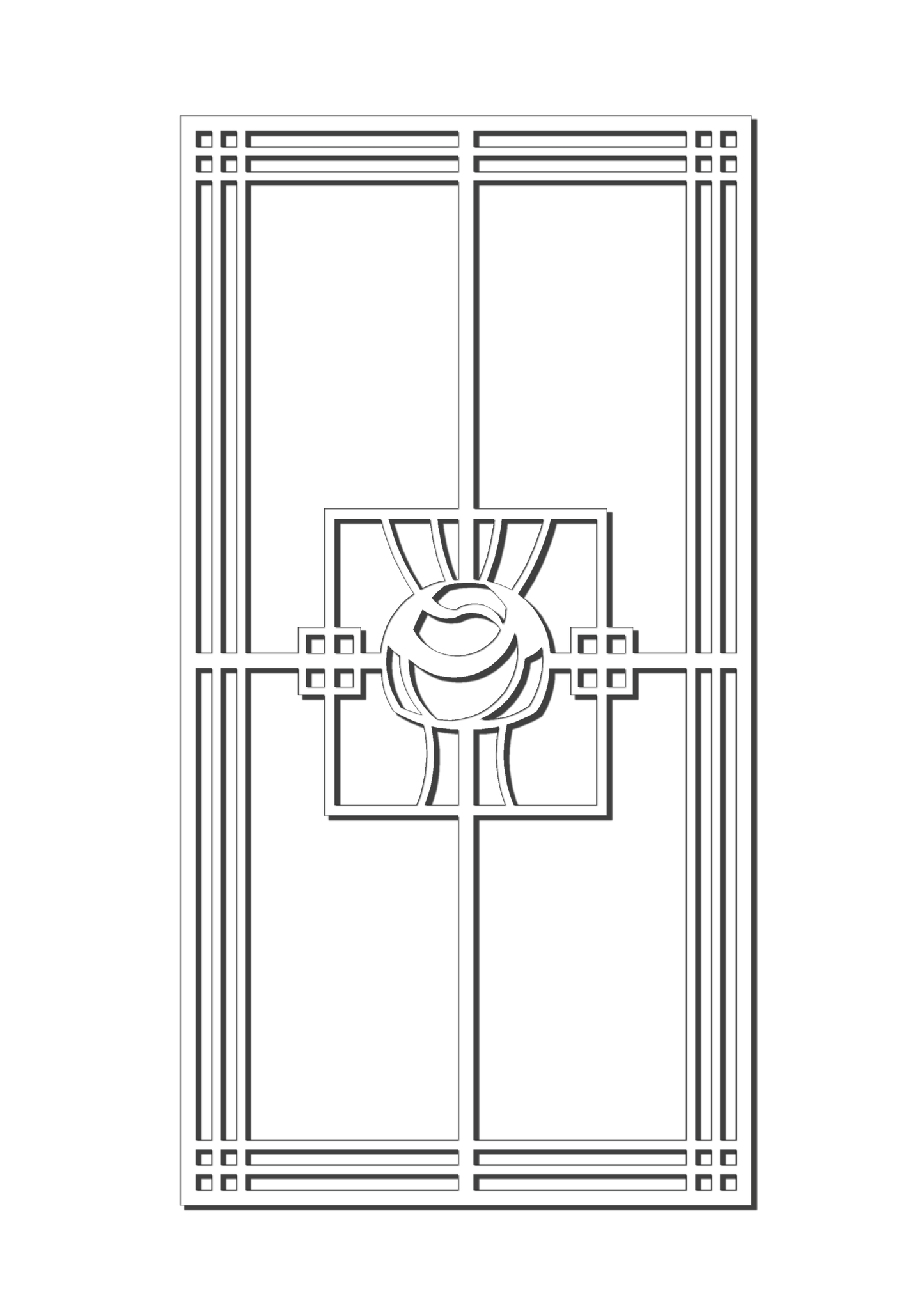 Pretty Panels - Mackintosh Inspired No. 099