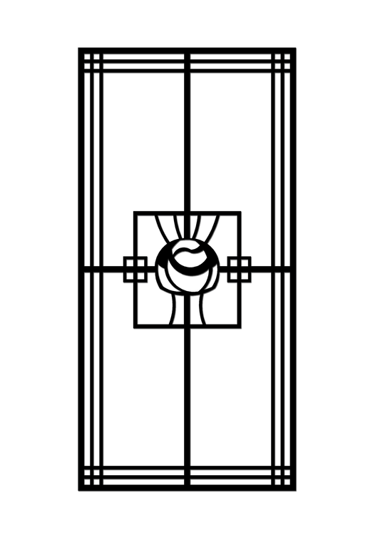 Pretty Panels - Mackintosh Inspired No. 103