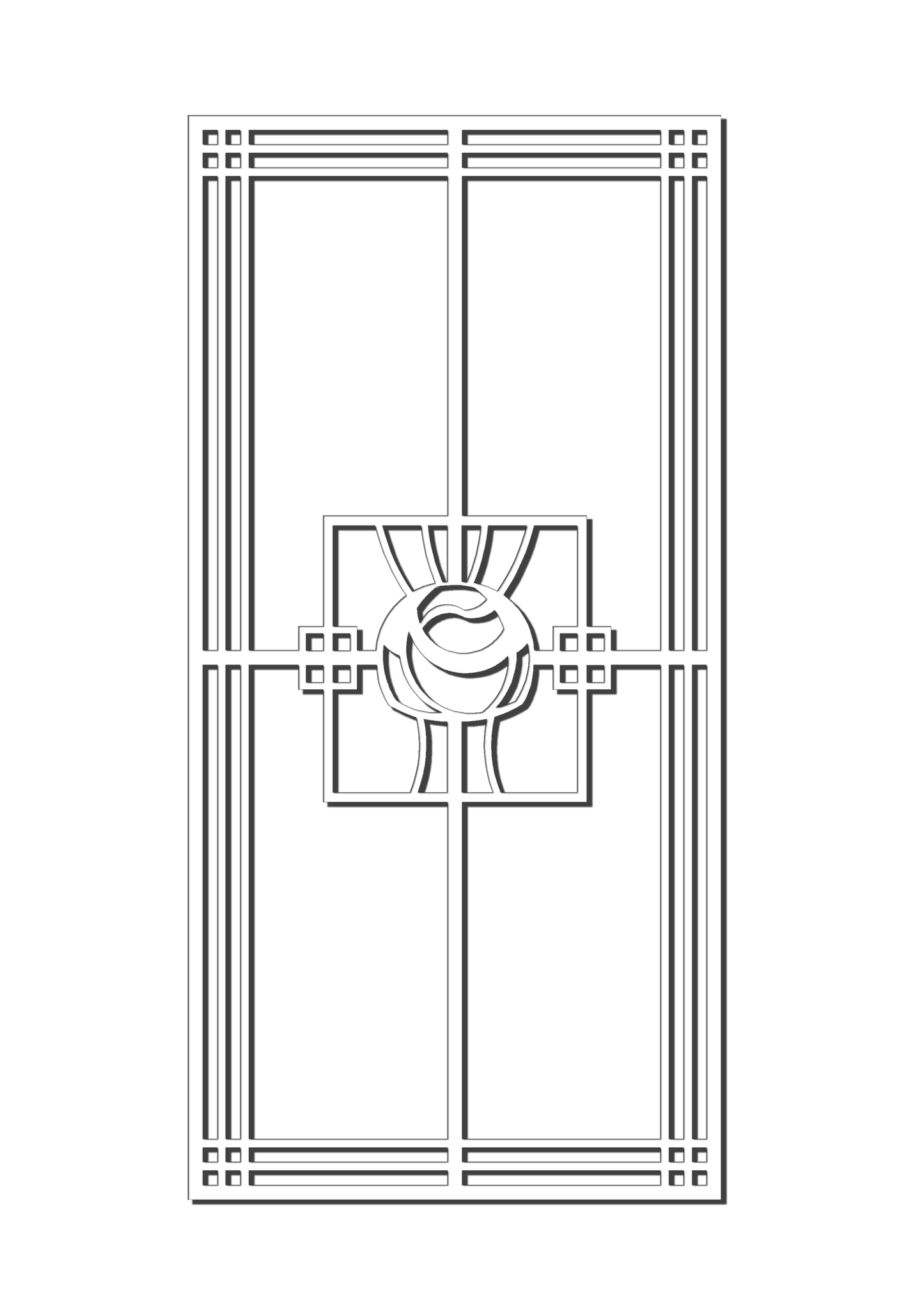 Pretty Panels - Mackintosh Inspired No. 103