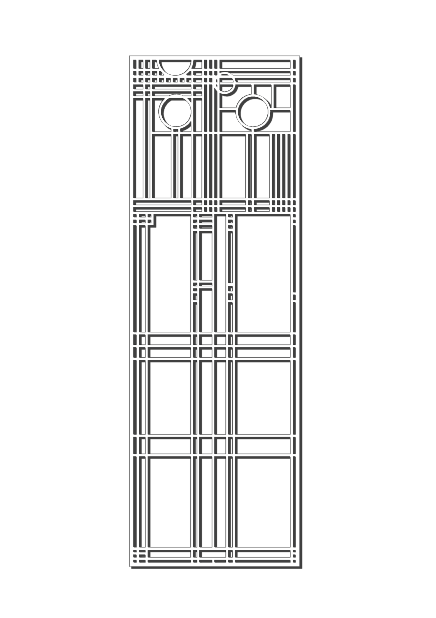 Pretty Panels - Mackintosh Inspired No. 105