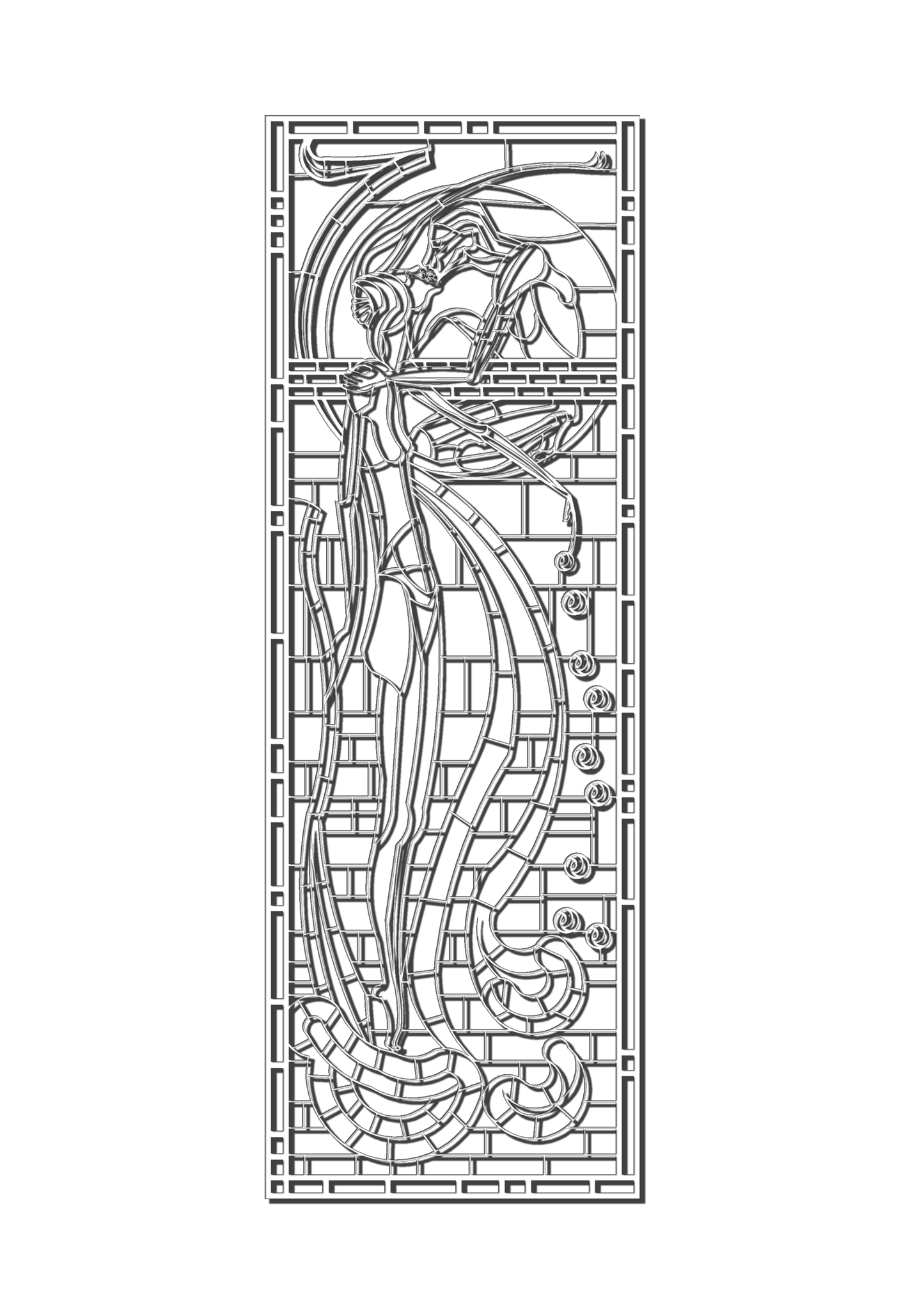 Pretty Panels - Mackintosh Inspired No. 107