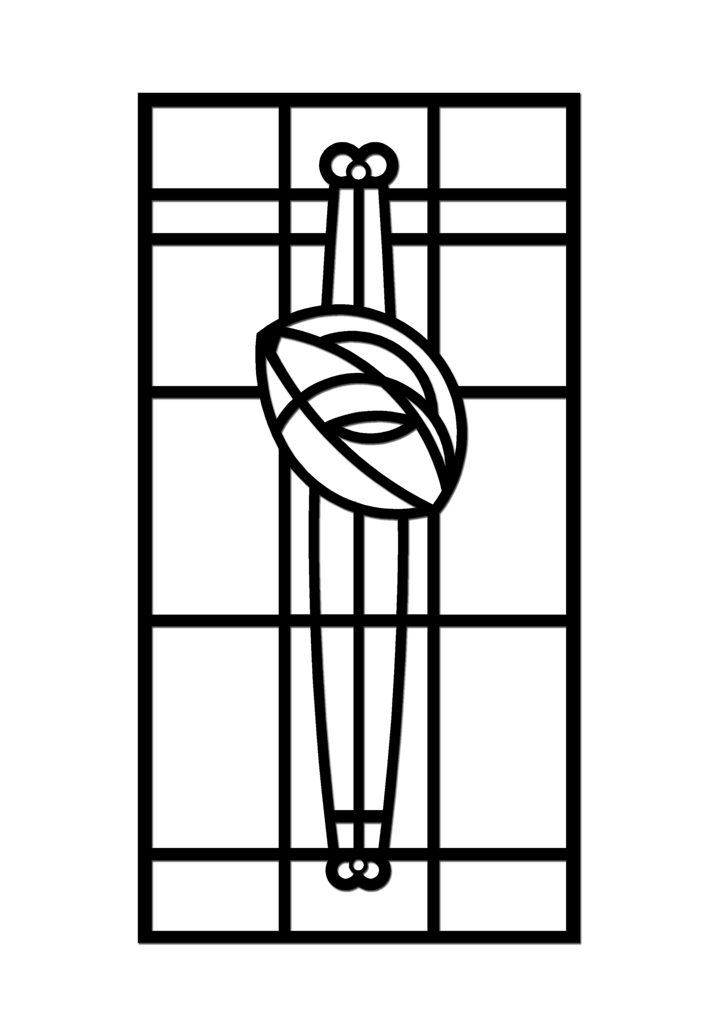Pretty Panels - Mackintosh Inspired No. 113