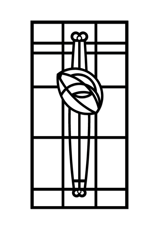 Pretty Panels - Mackintosh Inspired No. 113