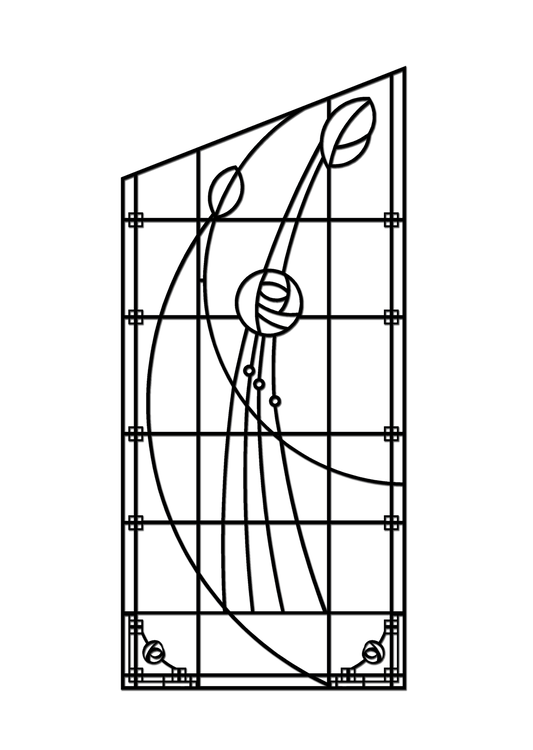 Pretty Panels - Mackintosh Inspired No. 114
