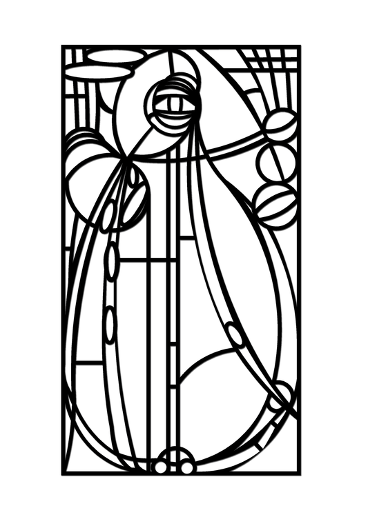 Pretty Panels - Mackintosh Inspired No. 116