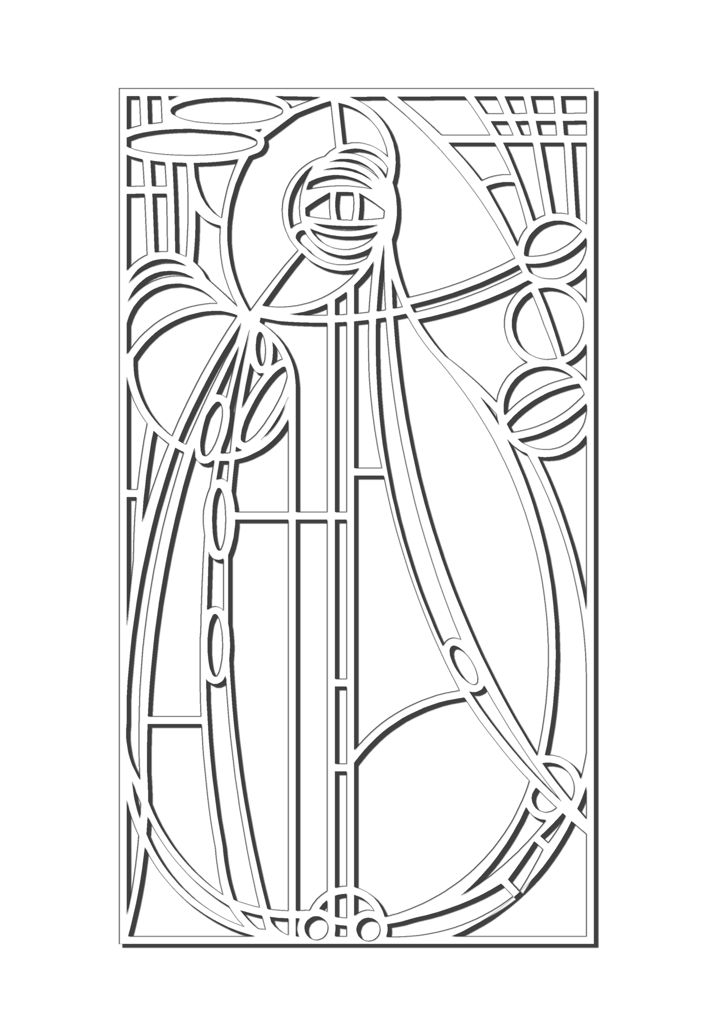 Pretty Panels - Mackintosh Inspired No. 116