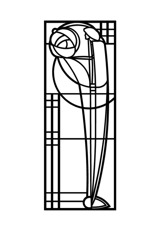 Pretty Panels - Mackintosh Inspired No. 117