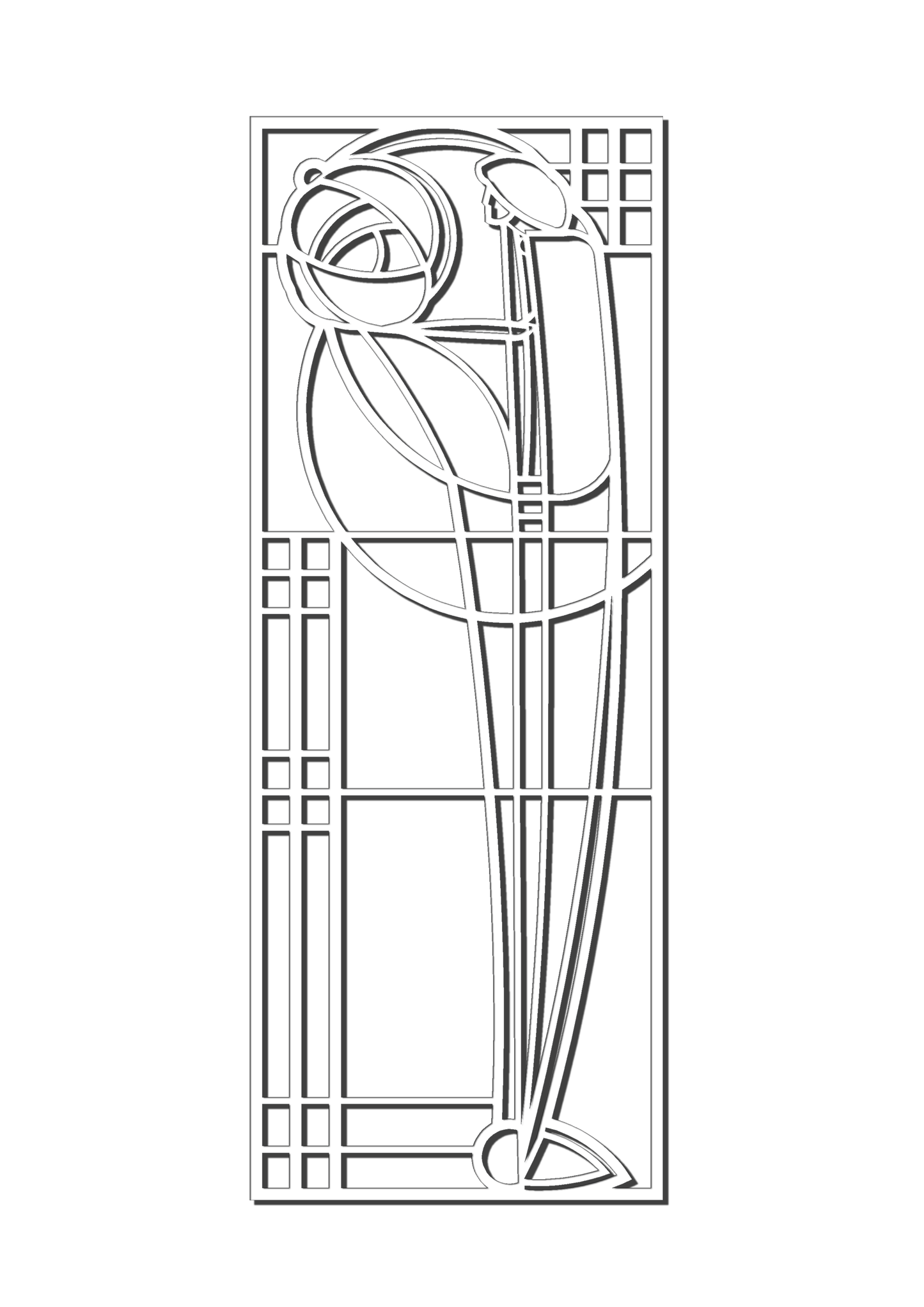 Pretty Panels - Mackintosh Inspired No. 117
