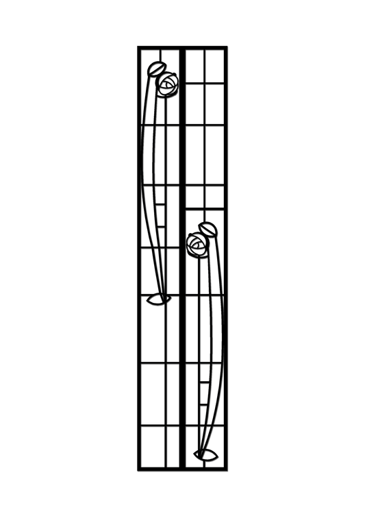 Pretty Panels - Mackintosh Inspired No. 119