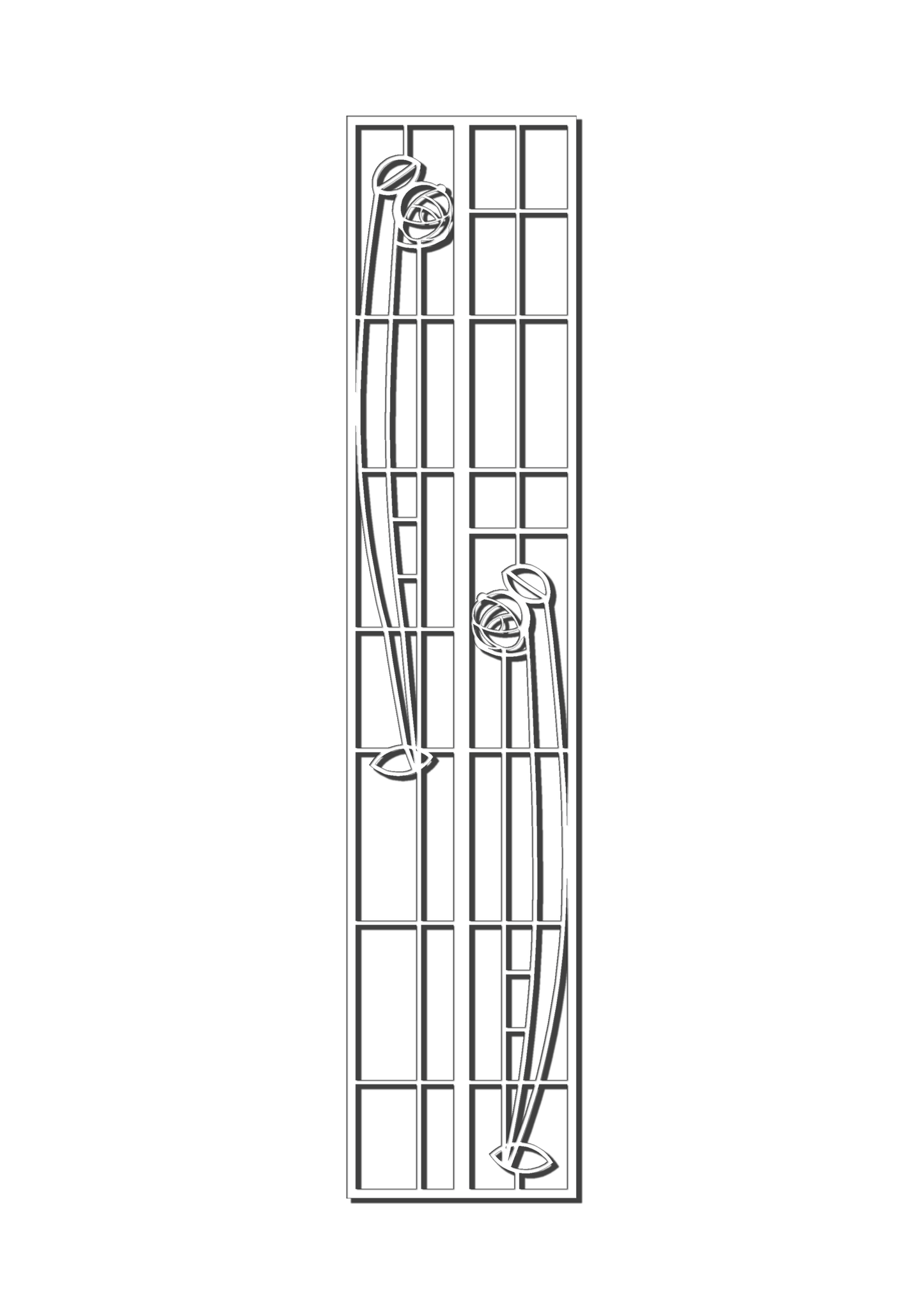 Pretty Panels - Mackintosh Inspired No. 119