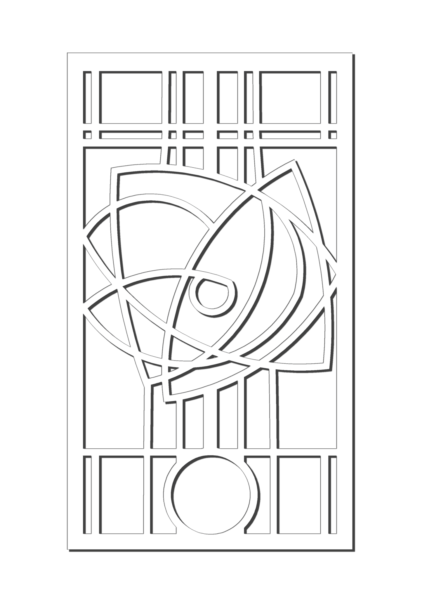 Pretty Panels - Mackintosh Inspired No. 120