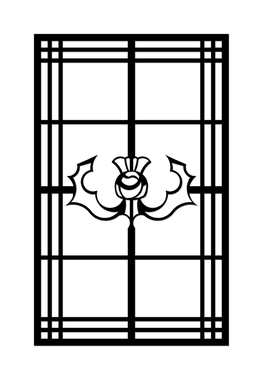 Pretty Panels - Mackintosh Inspired No. 122