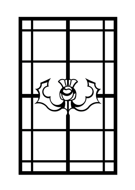 Pretty Panels - Mackintosh Inspired No. 123
